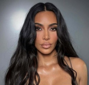 Kim Kardashian의 깃털 헤어 액세서리는 장난스럽고 시크합니다