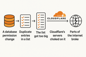 하나의 컴퓨터 파일이 어떻게 어제 인터넷의 20%를 실수로 다운시켰는지 - 일반 영어로